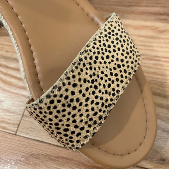 J. Crew animal print platform sandals - Picture 2 of 5